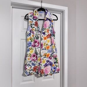 Reno Romper in Ivory Botanical Floral - M